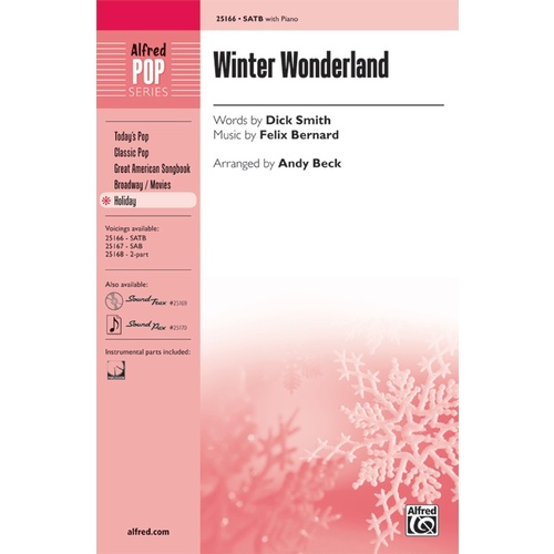 Winter Wonderland SATB/Piano Arrangement by Althouse