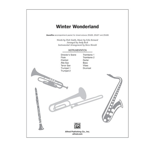 Winter Wonderland Soundpax Arr Althouse