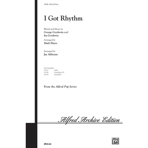 I Got Rhythm SATB/Piano