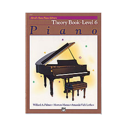 ABPL Theory Book 6 - Piano Sheet Music and Method Book with Games and Quizzes