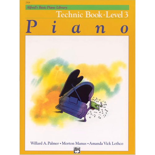 Alfred's Basic Piano Technic Book 3 by Palmer, Willard A., Manus, Morton, Lethco, Amanda Vick - Alfred Music