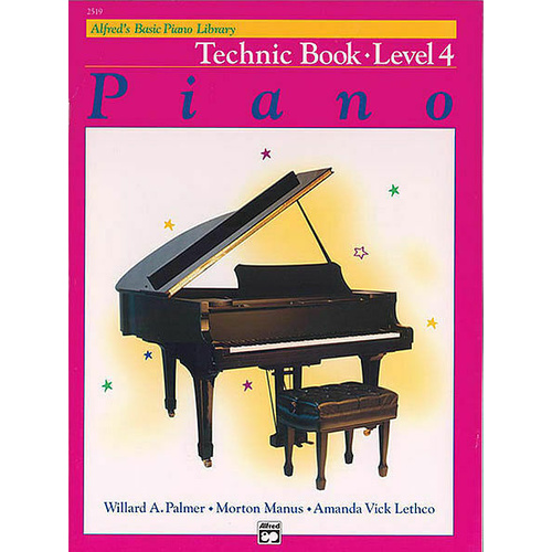 Alfred's Basic Piano Library Course: Technic Book, Level 4 / Four