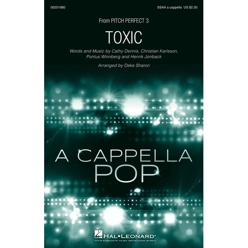 Toxic SSAA/Solo A Cappella (Octavo)