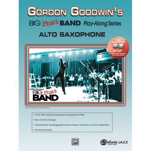 Big Phat Band Playalong Alto Sax Book with CD