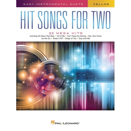 Hit Songs For Two Cellos (Softcover Book)