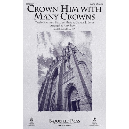 Crown Him With Many Crowns SATB (Octavo)