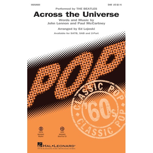 Across The Universe SAB (Octavo)