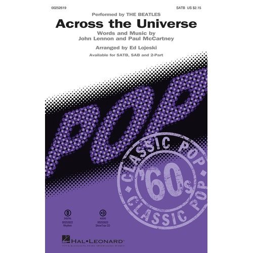 Across The Universe ShowTrax CD (CD Only)