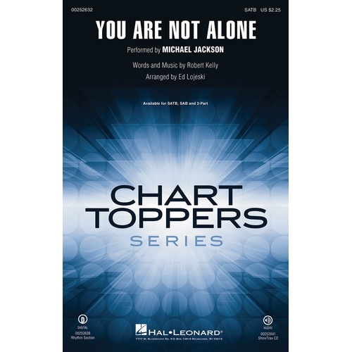 You Are Not Alone SAB (Octavo)