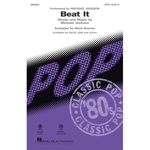 Beat It SATB (Octavo)