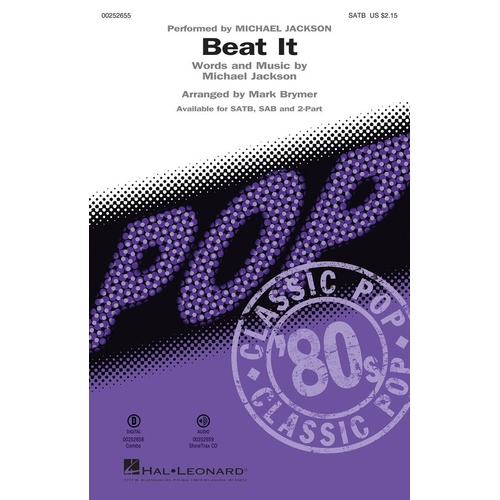 Beat It ShowTrax CD (CD Only)