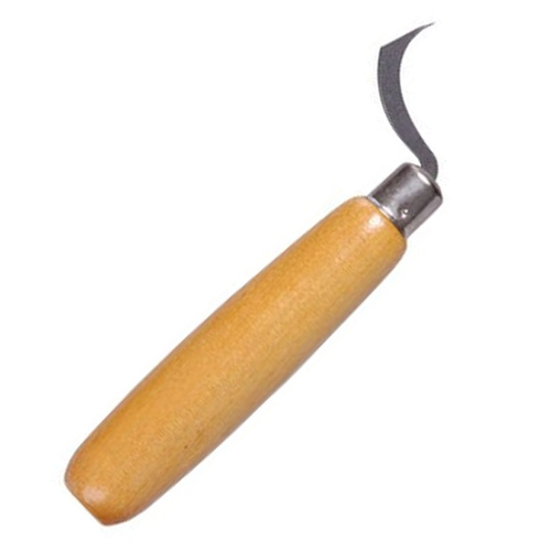 Ibex Purfling Channel Cleaner with Wooden Handle - Made in USA
