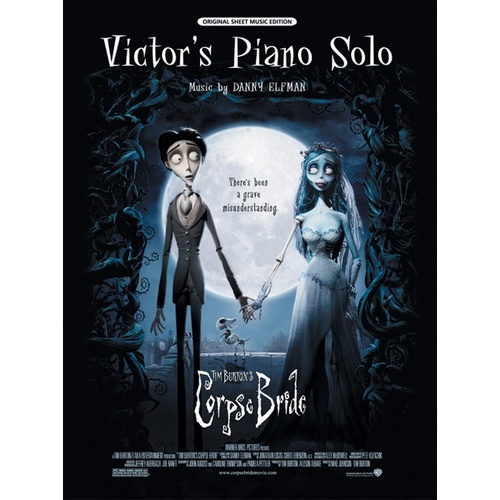 Victors Piano Solo From The Corpse Bride PVG S/S