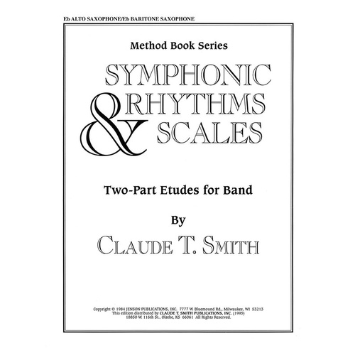 Symphonic Rhythms and Scales Alto/Bari Sax (Softcover Book)