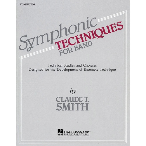 Symphonic Techniques Conductor (Music Score)