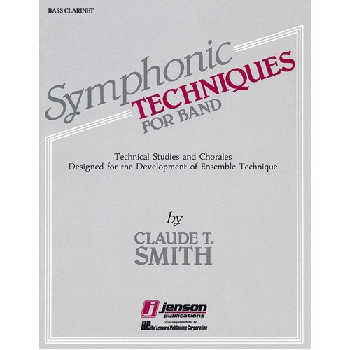 Symphonic Techniques Bass Clarinet (Part)