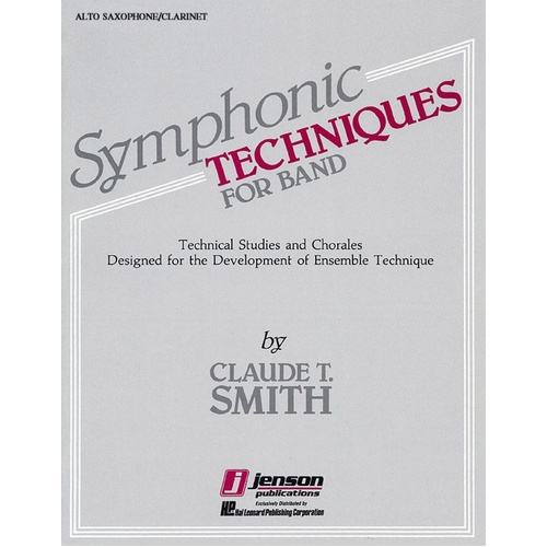Symphonic Techniques Alto Sax/Alto Clarinet (Part)