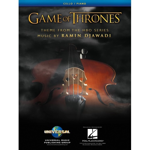 Game Of Thrones For Cello/Piano (Softcover Book)