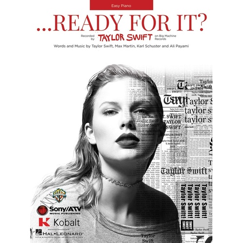 Taylor Swift - Ready For It? Easy Piano S/S (Sheet Music)