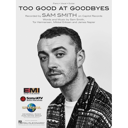 Too Good At Goodbyes PVG S/S (Sheet Music)