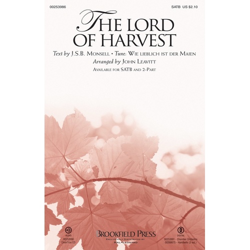 The Lord Of Harvest ChoirTrax CD (CD Only)