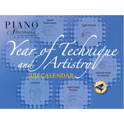 YEAR OF TECHNIQUE and ARTISTRY 2018 CALENDAR