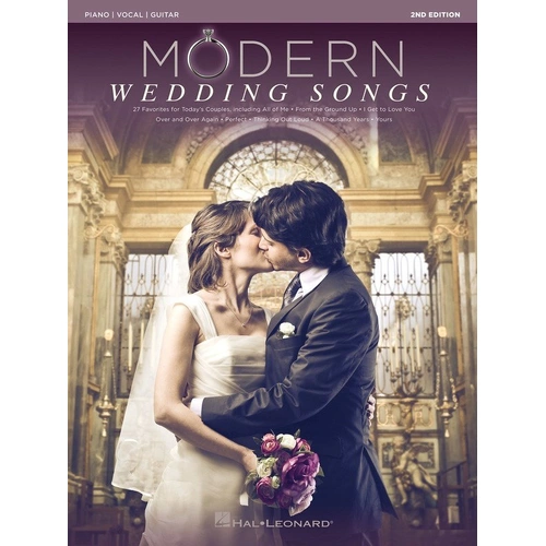 Modern Wedding Songs - 2nd Edition Songbook for Piano, Voice, and Guitar by Hal Leonard
