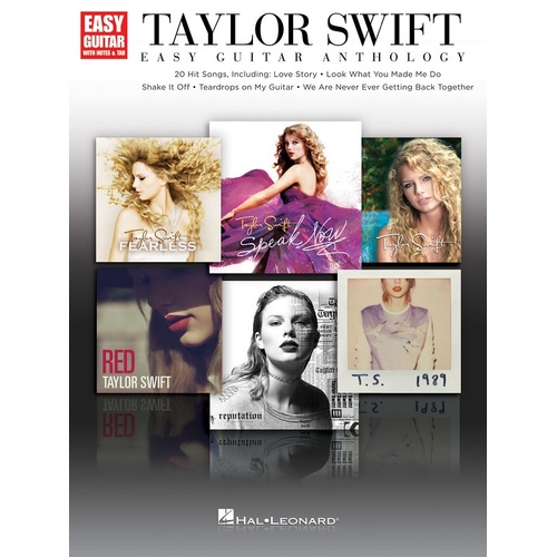 Taylor Swift - Easy Guitar Anthology Notes/TAB (Softcover Book)