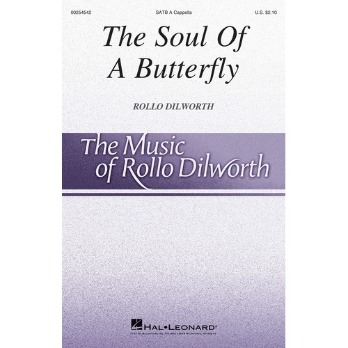 The Soul Of A Butterfly SATB (Octavo)