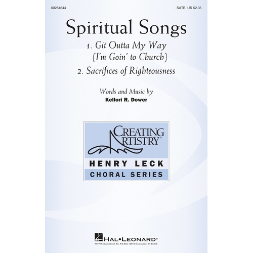Spiritual Songs SATB A Cappella (Octavo)