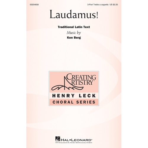 Laudamus! 3 Part Treble A Cappella (Octavo)