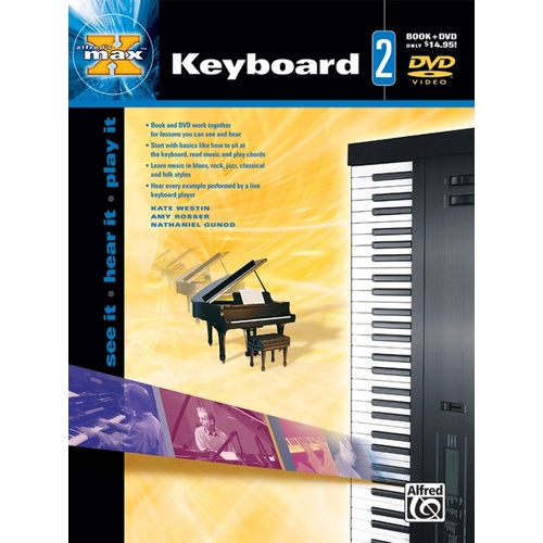 Alfreds Max Keyboard Book 2 Book/DVD