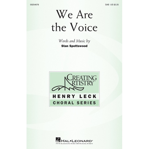 We Are The Voice SAB (Octavo)