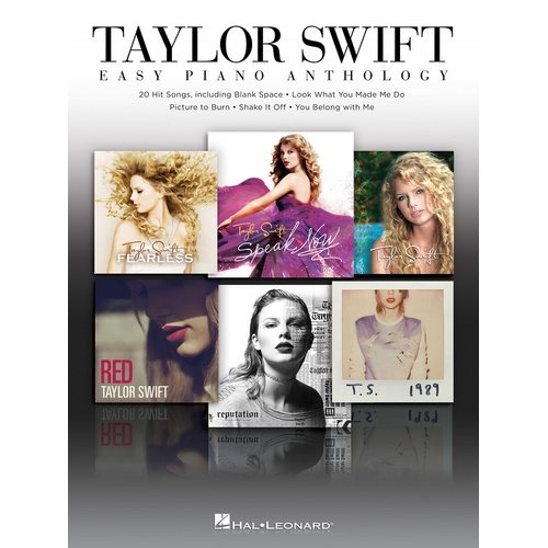 Taylor Swift - Easy Piano Anthology (Softcover Book)
