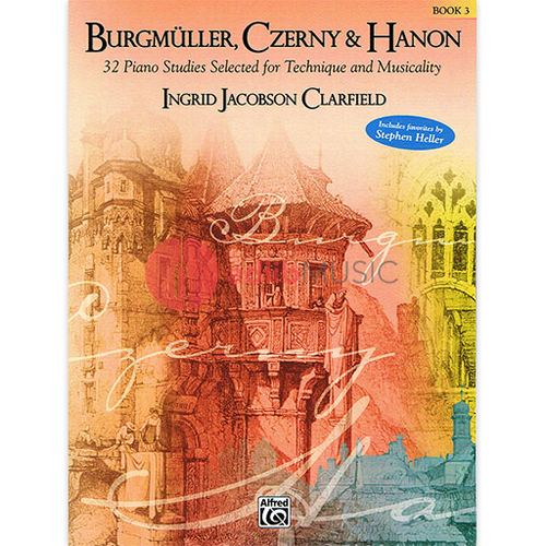 Burgmuller Czerny and Hanon Volume 3 - Piano Sheet Music - Alfred Music