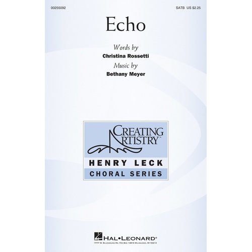 Echo SATB (Octavo)