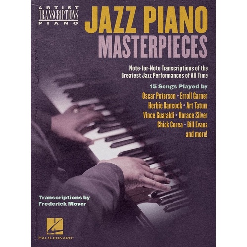 Jazz Piano Masterpieces: Artist Transcriptions for Piano Solo
