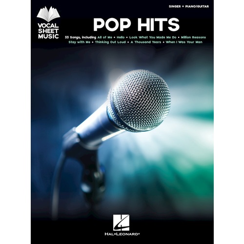 Pop Hits Vocal Sheet Music PVG