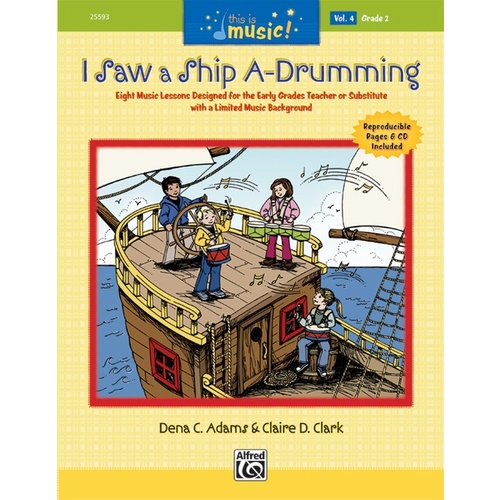 This is Music Vol 4 I Saw a Ship A-Drumming Book/CD