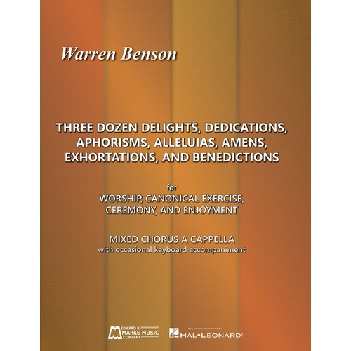 Delights Dedications Aphorisms Alleluias Amens Exhortations (Softcover Book)