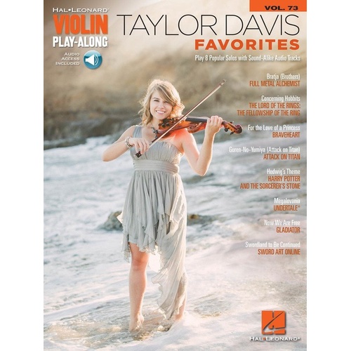 Taylor Davis Favorites Violin Play-Along V73 BK/OLA