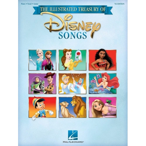 Illustrated Treasury of Disney Songs PVG 7th Edition