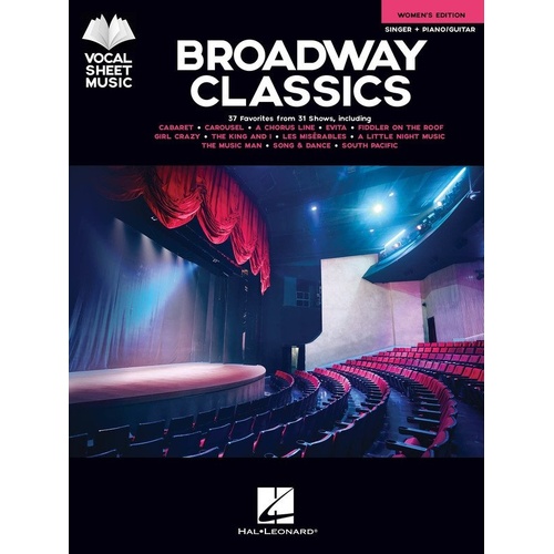 Broadway Classics Women's Edition Vocal Sheet Music PVG 200 Pages