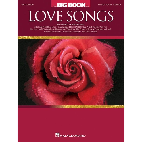 The Big Book of Love Songs - 3rd Edition, PVG, Hal Leonard, 392 Pages, Guitar & Piano Songbook