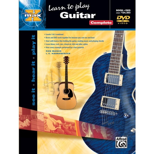 Alfreds Max Guitar Complete Book/DVD