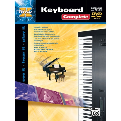Alfreds Max Keyboard Complete Book/DVD