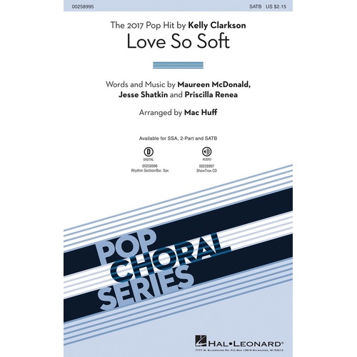 Love So Soft SATB (Octavo)