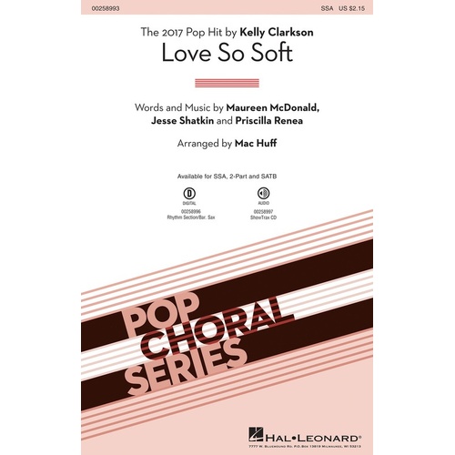 Love So Soft ShowTrax CD (CD Only)