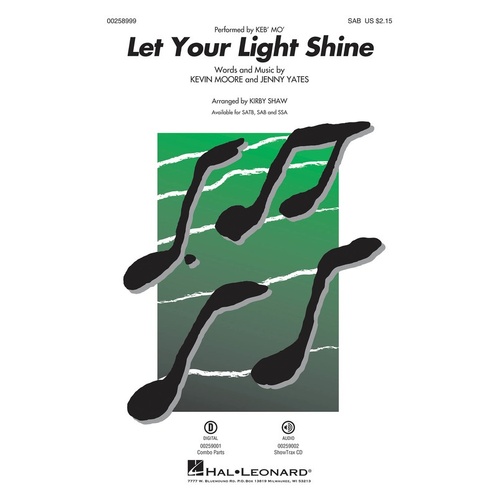 Let Your Light Shine SAB (Octavo)