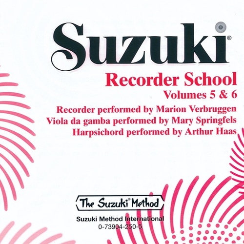 Suzuki Recorder School Volume 5 & 6 CD